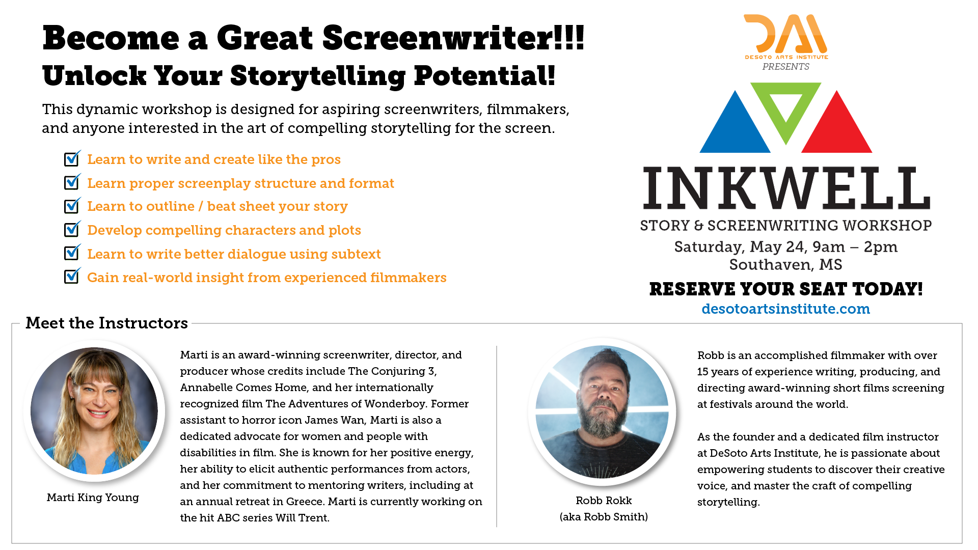 Southaven Screenwriter Workshop Southaven Screenwriter Workshop